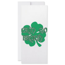 Erin Go Bragh rack cards by divebargraphics Erin Go Bragh rack cards