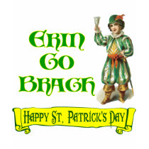 Erin Go Braugh Happy St. Patrick's Day Saying t-shirts by AngelCityArt Erin Go Braugh Happy St. Patrick's Day Saying t-shirts