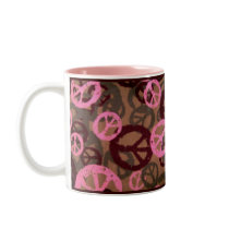 Erin-Name Style Mug-Peace Signs Design mugs