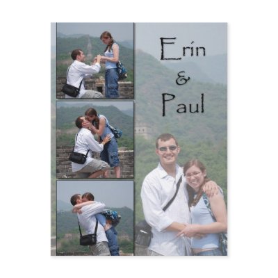 Erin & Paul - Save the Date Postcard