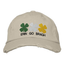 Erin va gorra bordado Bragh Gorra Bordada