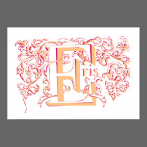 Eris Orange Shaken poster posters