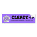 Erisian Clergy bumper stickers by moldred Erisian Clergy bumper stickers