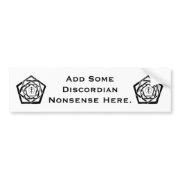 Erisian Mandala Reverse bumpersticker
