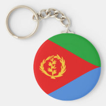 Eritrea Fisheye Flag Keychain