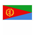 Eritrea Flag Map Spaghetti Top