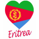 Eritrea Flag Heart t-shirts by Vexillophile Eritrea Flag Heart t-shirts