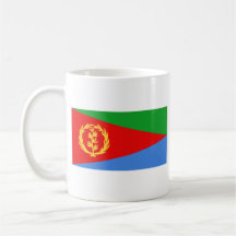 Eritrea Flag ~ Map Mug