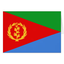 Eritrea Flag Notecard