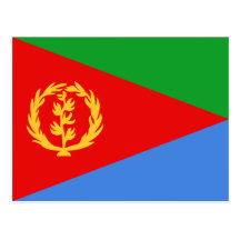 Eritrea Flag Postcard