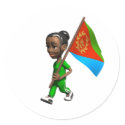 Eritrean Girl stickers by worldtees Eritrean Girl stickers
