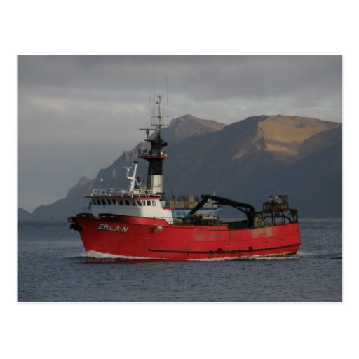 Erla N, Crab Boat in Dutch Harbor, Alaska Postcard | Zazzle