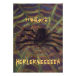 ERMAHGERD! HERLERWEEEEN! SPIDER! PARTY INVITATIONS