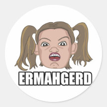Ermahgerd Sticker