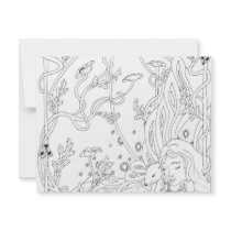 Ermine Fairy invitations by BeMusedArt Ermine Fairy invitations