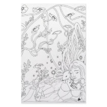 Ermine Fairy stationery by BeMusedArt Ermine Fairy stationery