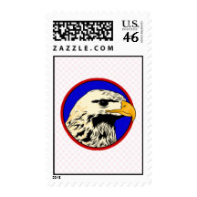Ernest Eagle Postage Stamp
