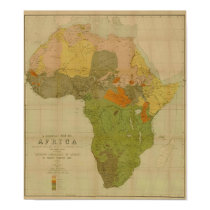 Ernest George Ravenstein - Language Map of Africa posters