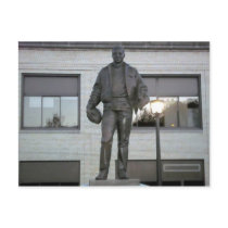 Ernie Davis Memorial Statue in Elmira, NY Post Cards