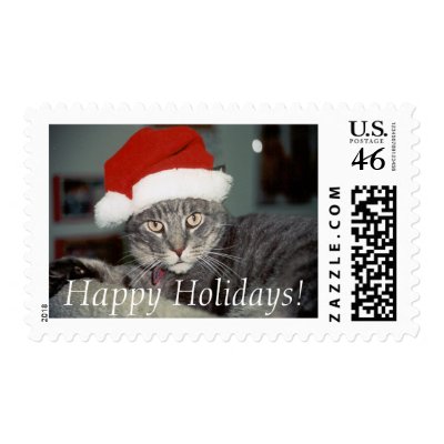 Ernie, Happy Holidays! Postage Stamps by catpeople
