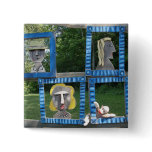 Ernie the Sock Monkey As Art Button