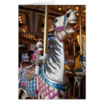Ernie the Sock Monkey Carousel Horse Note Card
