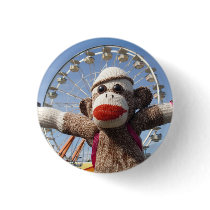Ernie the Sock Monkey Ferris Wheel Pin