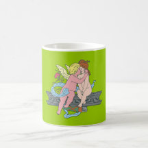 Eros Amor angel fishing rod Coffee Mug