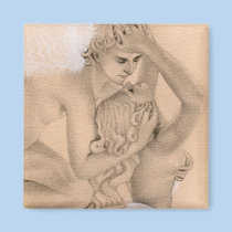 Eros and Psyche Magnet magnets