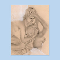 Eros and Psyche Postcard