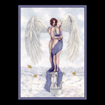 Eros And Psyche Poster posters by elvenstarart Eros And Psyche Poster posters
