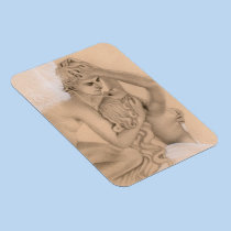 Eros and Psyche  Premium Magnet magnets