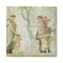Eros being punished in the presence of Aphrodite Refrigerator Magnets