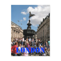 Eros Piccadilly Circus London UK postcard