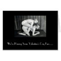 Erotic Valentine Card card