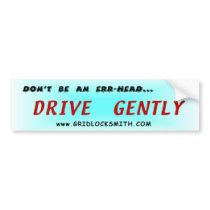ERR-GENTLYblue+red bumper stickers