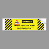 erratic_driver_02 bumper stickers