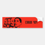 ERROR 404 bumper sticker