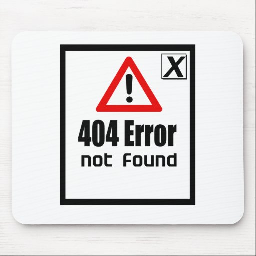 error 404 not found mousepad