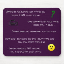 Error Messages mousepad