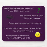 Error Messages mousepad