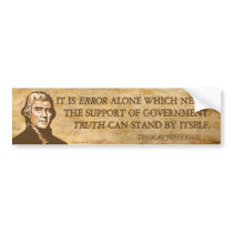 Error Needs Government Bumper Sticker bumper stickers by Libertymaniacs Error Needs Government Bumper Sticker bumper stickers