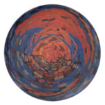 Erupting colors dinner plates