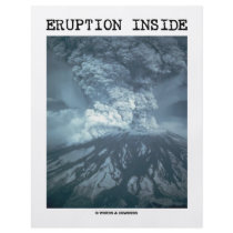 Eruption Inside (Mt. Saint Helens) Personalized Flyer