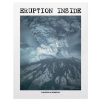 Eruption Inside (Mt. Saint Helens) Personalized Letterhead