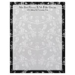 Ervum Heart Damask, letterhead