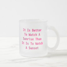 Es BetterTo que el reloj ASunrise ThanIt está a Wa Tazas De Café
