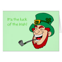 ¡Es la suerte del irlandés! Felicitación