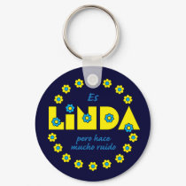 Es Linda, pero keychains by Sensato Es Linda, pero keychains