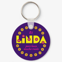 Es Linda, pero keychains by Sensato Es Linda, pero keychains